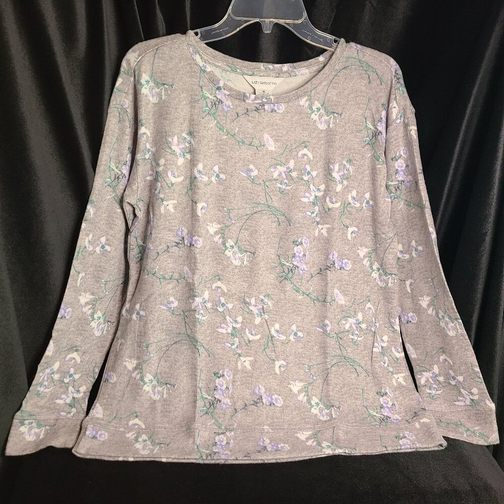 Liz Claiborne Soft Lightweight Fleece Shirt - Size M
